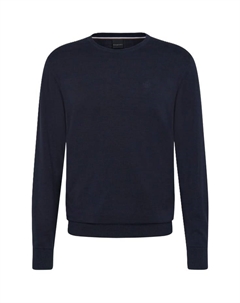 Хлопковый свитер, синий Bugatti