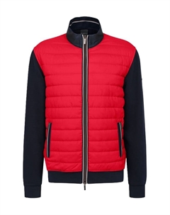 Гибридная куртка с воротником-стойкой, красный Bugatti