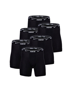Трусы-Боксеры из эластичного хлопка на каждый день длинные упаковка из 6 шт., черный Nike