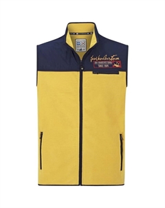 Флисовый жилет вилем, желтый Jan vanderstorm