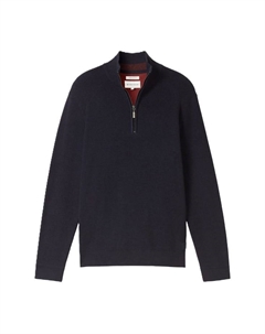 Свитер с водолазкой, цвет 13160 knitted nav Tom tailor