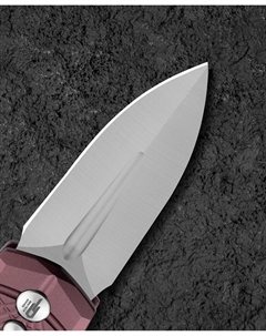 Складной нож Ququ, сталь 14C28N, рукоять розовый алюминий Bestech knives