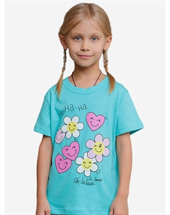 Футболка с коротким рукавом для девочки, Голубой Batik