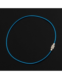 Брелок для ключей, стальной трос, 25 см, синий Torso