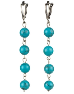 Серьги Бусики-колечки