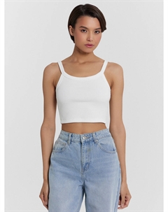 Топ женский белый в рубчик Mark formelle