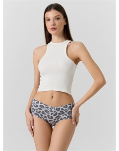 Трусы шортики женские серые леопардовые Mark formelle