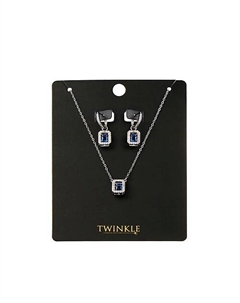 Набор: серьги и ожерелье Blue Dream Twinkle