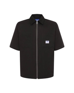 Хлопковая рубашка Hugo blue