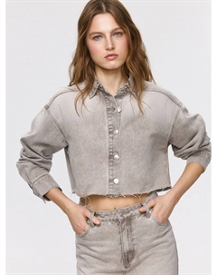 Укороченная джинсовая рубашка Sela