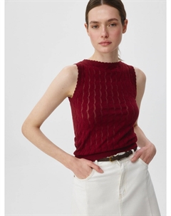 Вязаный топ из хлопка Sela