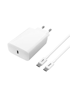 Зарядное устройство сетевое TFN TFN-WC16 Type-C PD 20W+кабель Type-C, белый Tfn