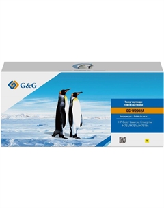 Картридж GG-W2002A лазерный желтый (6000стр.) для HP Color LaserJet Enterprise M751dn G&g