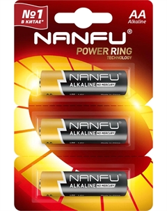 Батарейка Nanfu LR6 3B(3*1B) AA (3шт.)