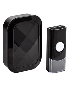 Звонок EZD21-03-AAA-K02 беспроводной ДЗБ3-36М черный Iek