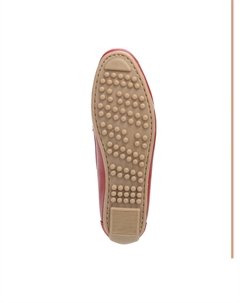 Красные мокасины из гладкой кожи Respect