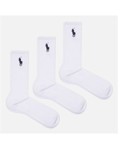 Комплект носков Embroidered Big Pony 3-Pack Polo ralph lauren