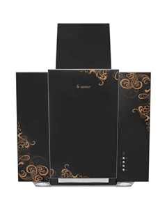 Вытяжка козырьковая ВО 3603 К19, управление кнопочное, черный Gefest