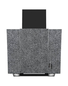 Вытяжка козырьковая ВО 3603 К46, управление кнопочное, серый Gefest