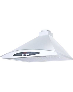 Вытяжка козырьковая ВВ 1, управление кнопочное, белый Gefest