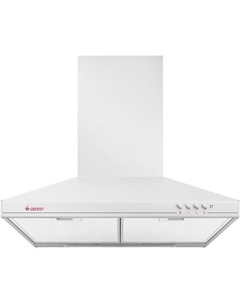 Вытяжка козырьковая ВО 10 К45, управление кнопочное, белый Gefest