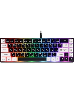 Клавиатура Aris GK-349, USB, черный + белый Defender