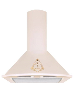 Вытяжка козырьковая ВО 1604 К54, управление кнопочное, кремовый Gefest