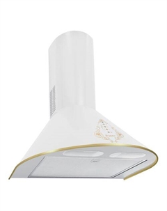 Вытяжка козырьковая BO 1503 K62, управление кнопочное, белый Gefest