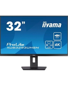 31.5" Монитор Iiyama XUB3293UHSN-B5, 3840x2160, IPS, 1хHDMI, 1хDP, черный