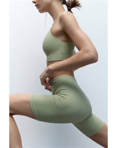 Шорты-велосипедки бесшовные в рубчик Befree