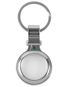 Чехол-брелок для AirTag Red Line металический, с зажимом, серебристый (УТ000025975) Red line