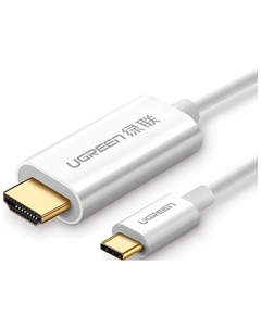 Кабель Ugreen USB-C - HDMI 4K@60Hz, 1.5м (30841) белый