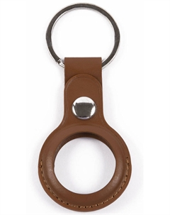 Чехол-брелок Red Line для AirTag, кожаный, двусторонний, коричневый (УТ000025880) Red line