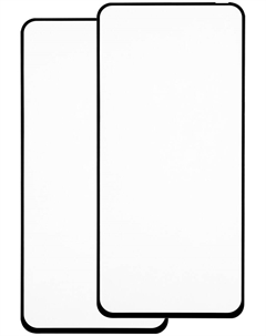 Защитный экран Red Line Realme 6 Pro Full Screen tempered glass FULL GLUE, черный (комплект 2 шт.), (УТ000028462) Red line