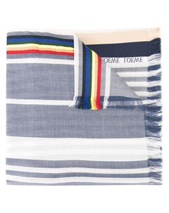 Loewe полосатый шарф один размер разноцветный Loewe