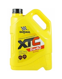 Моторное масло XTC 5W-40, 5 л Bardahl
