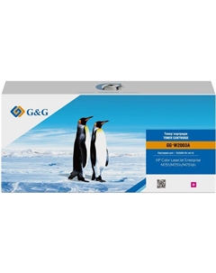 Картридж лазерный G&G GG-W2003A (658A/W2003A), пурпурный, 6000 страниц, совместимый для C LJ Es M751dn без чипа G&g
