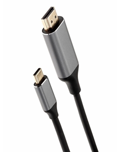 Кабель USB 3.1 Type-C(M)-HDMI(19M) v2.0 4K, 1.8 м, черный (ACU423MC-1.8M) Aopen