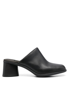 Мюли Kiara на блочном каблуке, черный Camper