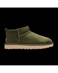 Ботинки Wmns Classic Ultra Mini Boot 'Burnt Olive', зеленый Ugg
