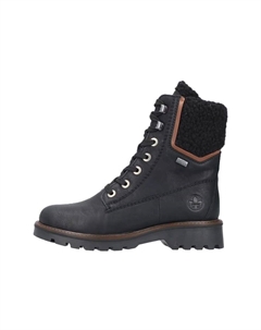 Зимние ботильоны с блочным каблуком и подкладкой, мультиколор Rieker