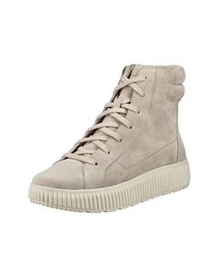 Ботильоны на шнуровке с кожаной молнией, коричневый Geox