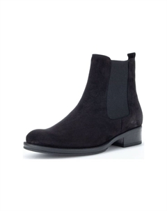 Ботильоны из замши/текстиля, черный Gabor