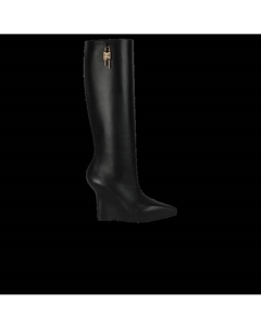 Ботинки Wmns G Lock Knee-High Wedge Boot 'Black', черный Givenchy