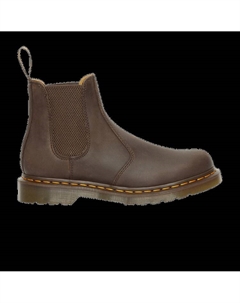 Мужские ботинки челси 2976 Crazy Horse кожаные, коричневый Dr. martens