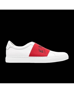 Кроссовки Strap Leather 'White Red', белый Givenchy