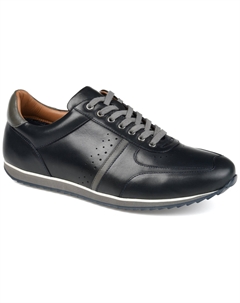 Широкие низкие кроссовки Fenway, темно-синий Thomas & vine