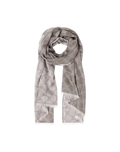 Шарф - двусторонний шарф Ferdis с логотипом василька, коричневый Joop