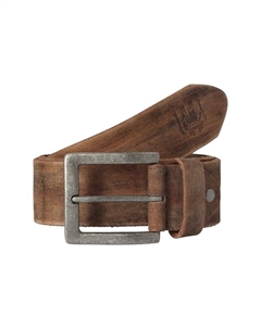 Кожаный ремень никель, коричневый Jan vanderstorm