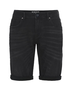 Джинсовые шорты с 5 карманами, черный Tom tailor